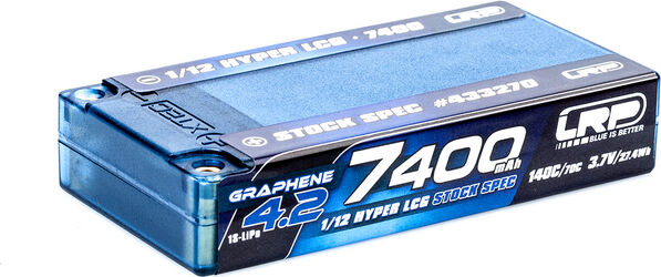 LRP Graphene-4.2 Hyper LCG 1:12 Stock Spec LiPo Akku 7400mAh 3.7V 120C/60C