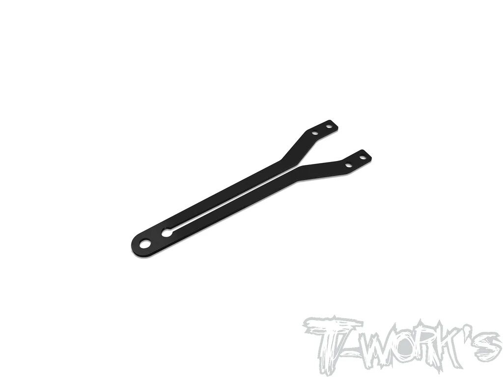 T-Work`s Glasfaser 1,6mm Split Topdeck Vorne V2 für Xray X4-25/24/23 (1)