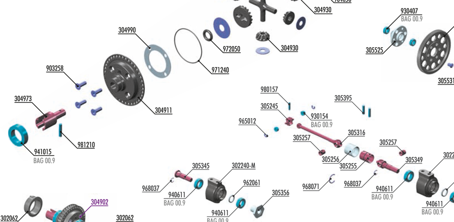 X4F-2025 Drive Train