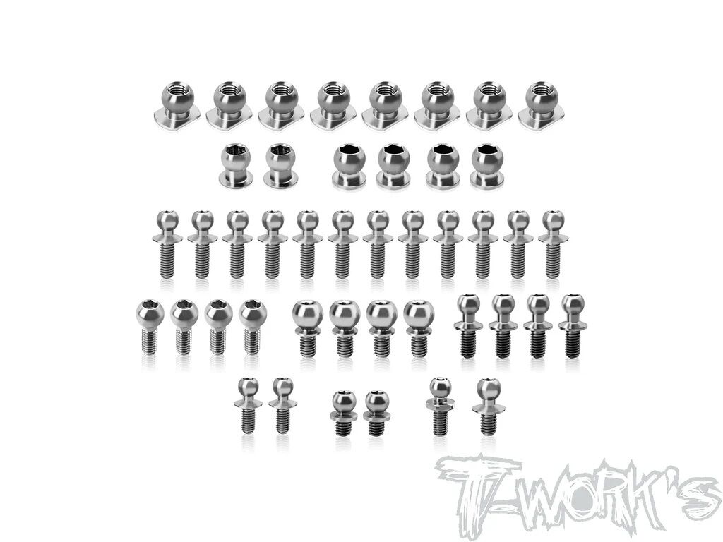 T-Work`s 64 Titan Kugelkopf Set für Schumacher FT9 (44)