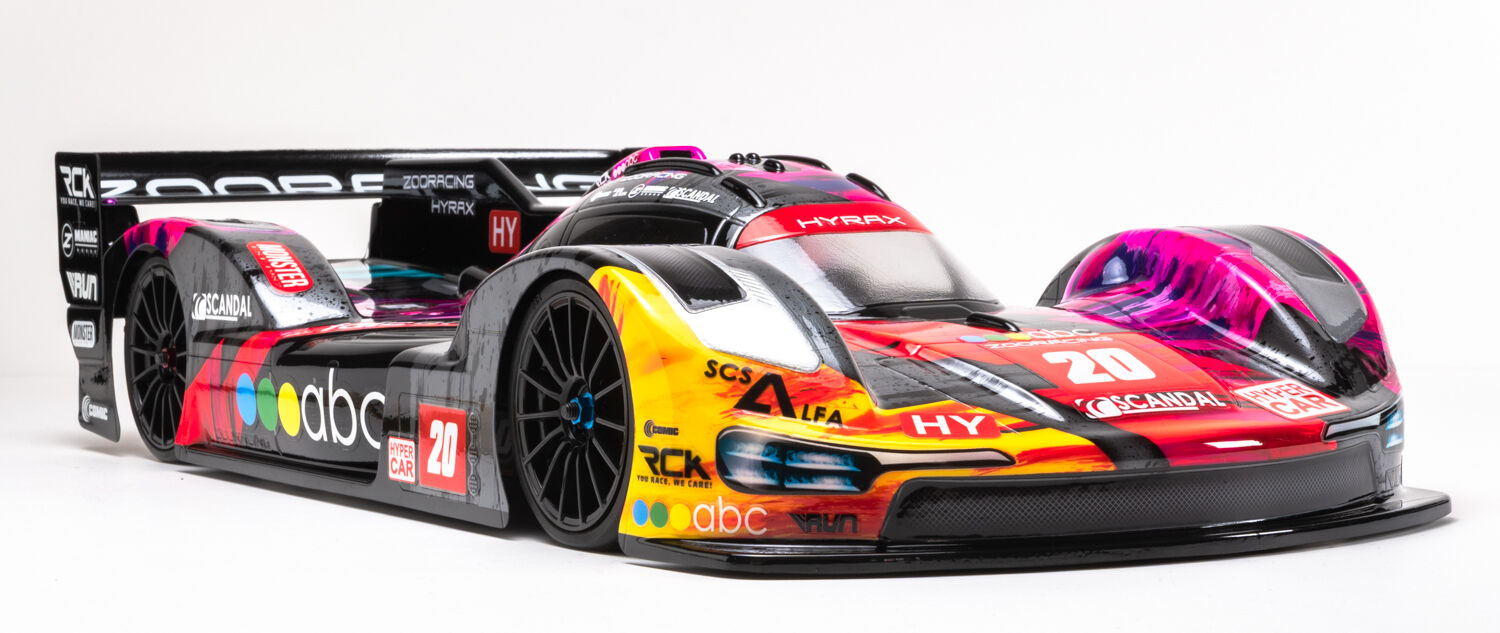 ZooRacing Hyrax LMH Karosserie 1:10 (unlackiert) 0.7mm REGULAR