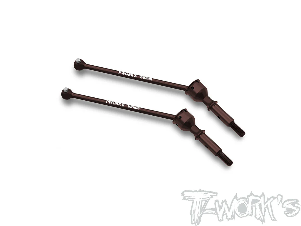 T-Work`s Stahl CVD Set Hinten für Team Associated B7 (2)