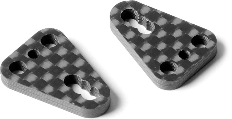 XRAY X1'20/21/23/24 Kohlefaser Pod Link Platte 2,2mm (2)