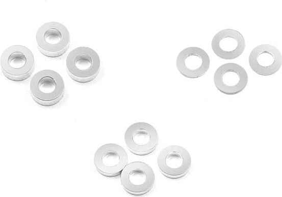 XRAY Aluminium Unterlegscheiben Set 0,5m/ 1,5mm/  2,5mm