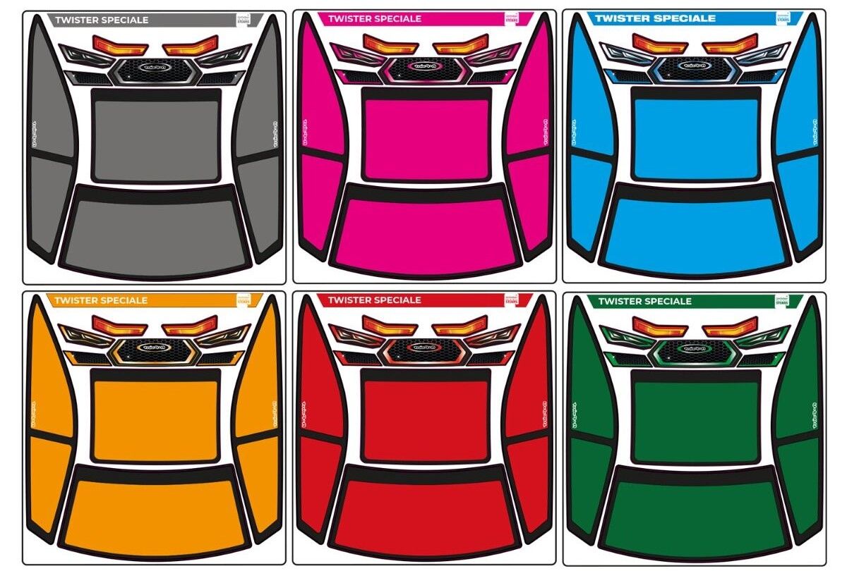 A-Paint Scheiben Aufkleber - Xtreme Twister Speciale (versch. Farben)