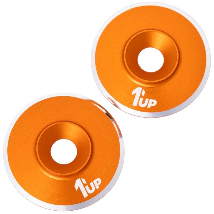 1up Racing LowPro UltraLite Wing Washers - Orange (2)