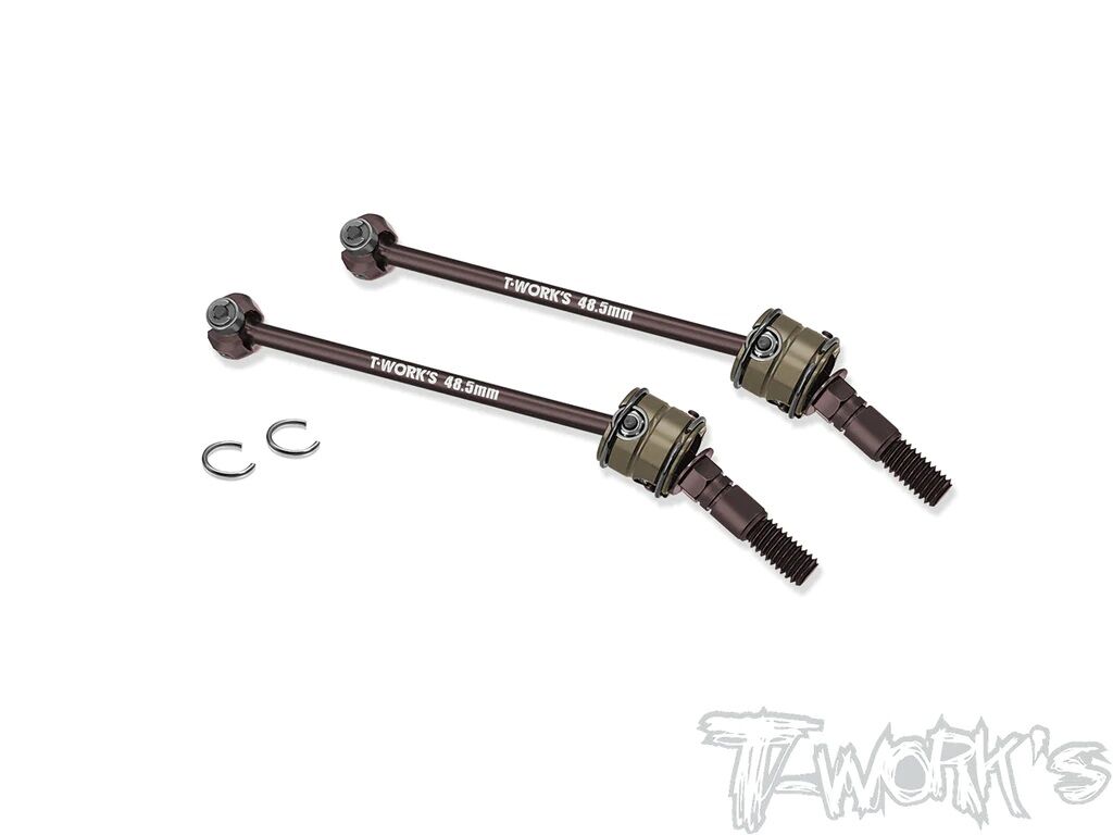T-Works Doppel Kugellager Antriebswellen Set Xray X4-24/23 & X4F-24 (2)