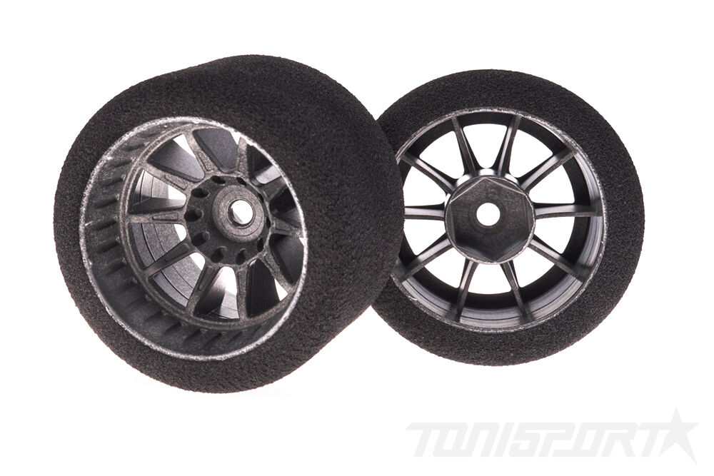 Matrix 1:10 F1 Moosgummi Hinterreifen 25 Shore, fertig geschliffen 62mm