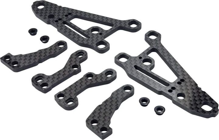 RC MAKER SP1 Kohlefaser Set Vorne für -2mm Radstand