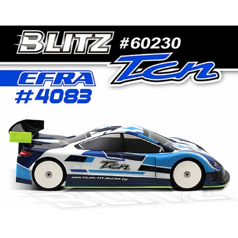 Team Titan BLITZ TCN 190mm Karosserie (unlackiert) 0.5mm