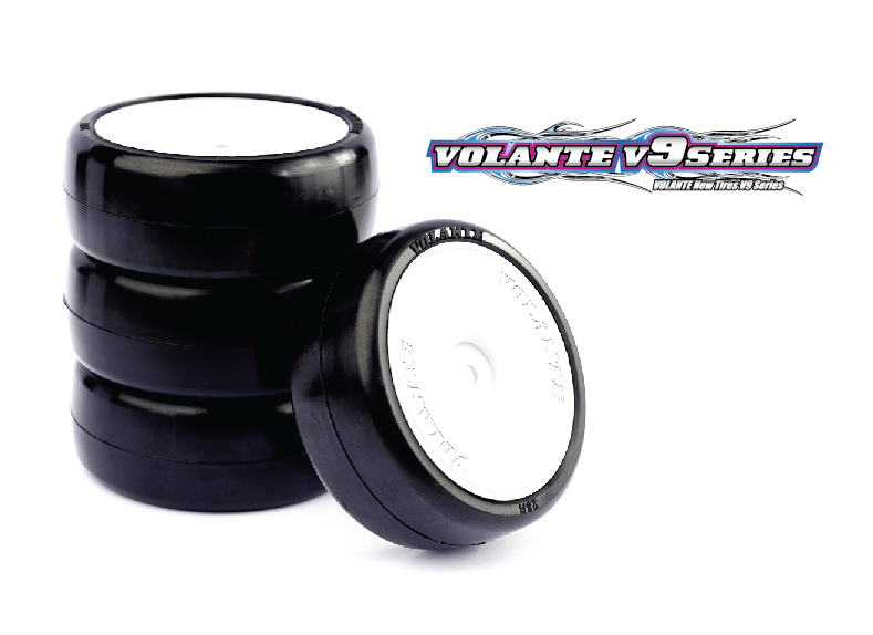 Volante V9X 1:10 Tourenwagen 28R-CP Indoor Teppich Reifen Komplettrad verklebt (4)
