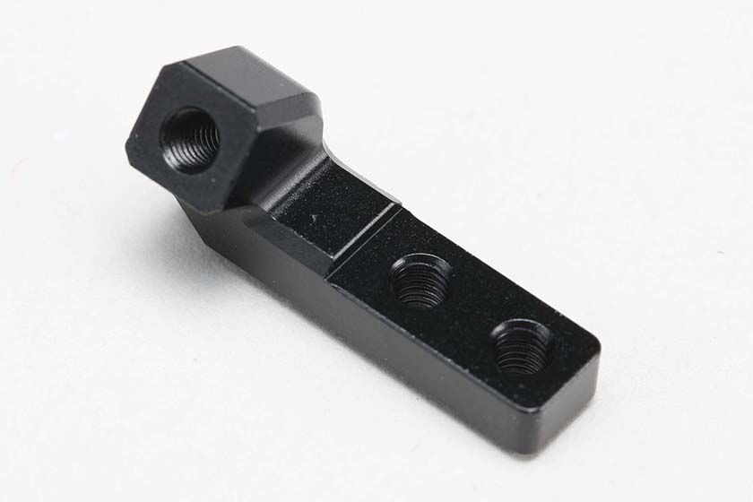Yokomo BD12 Aluminium Dämpferhalter Hinten Links