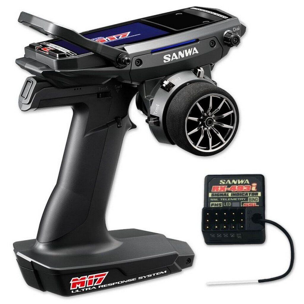 Sanwa M17 Fernsteuerung inkl. RX-493i Empfänger