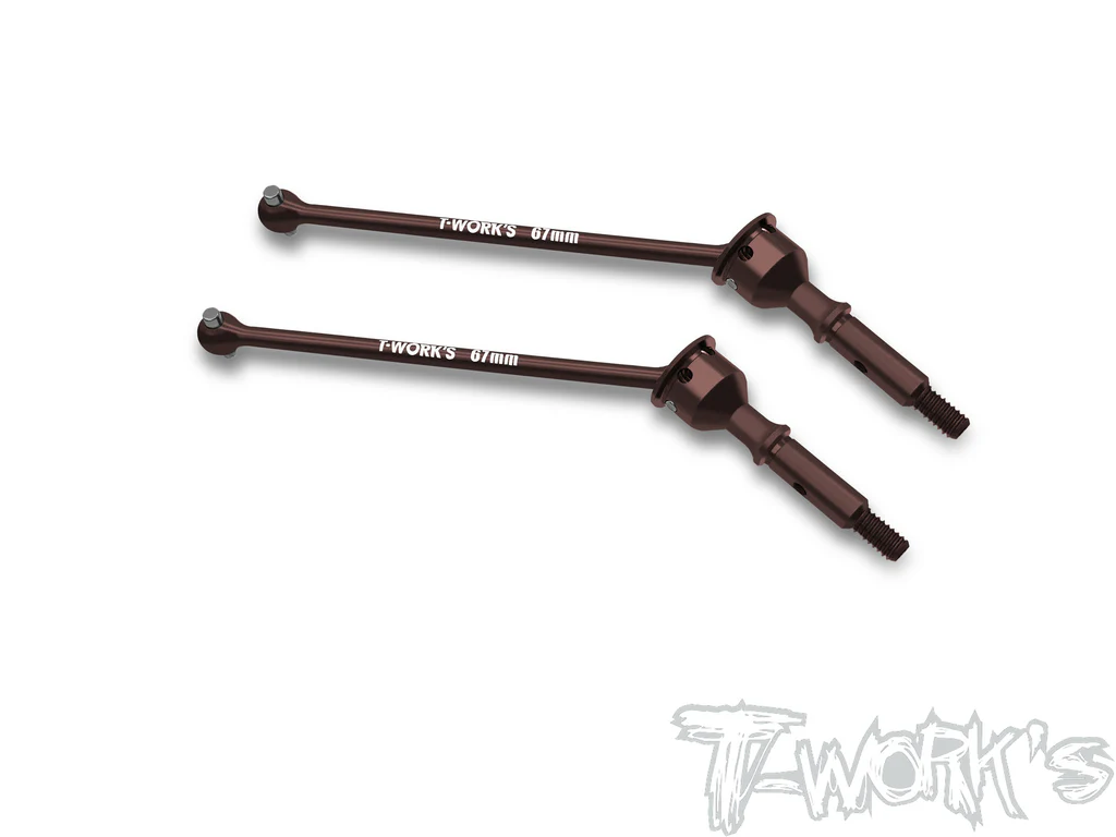 T-Work`s Stahl CVD Set Hinten für Mugen Seiki MSB1 (2)