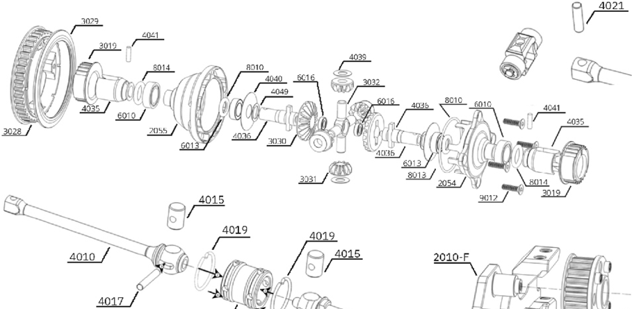 SP1-F Drive Train
