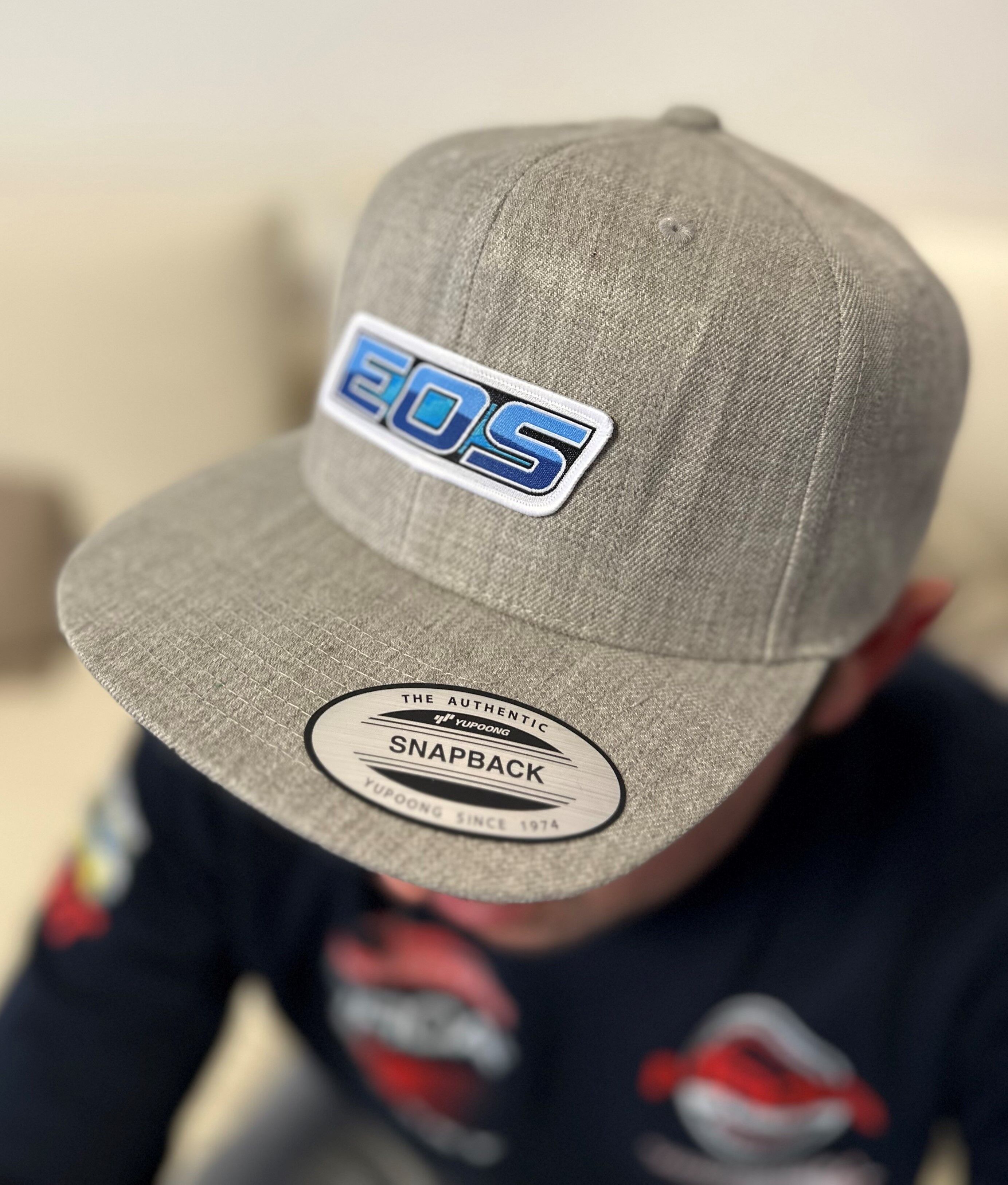 EOS Snapback Kappe inkl. Logo Patch - Heather Grey