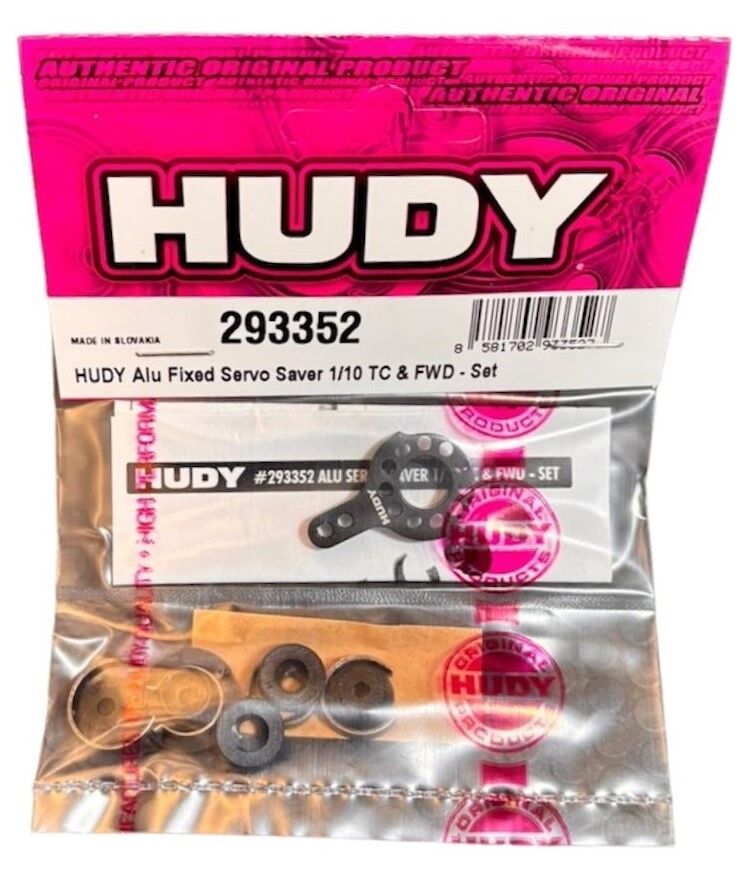 HUDY Aluminium Fixed Servo Saver 1:10 TC & FWD