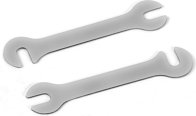 XRAY Stahl Unterlegscheibe 0,2mm - Silber (2)