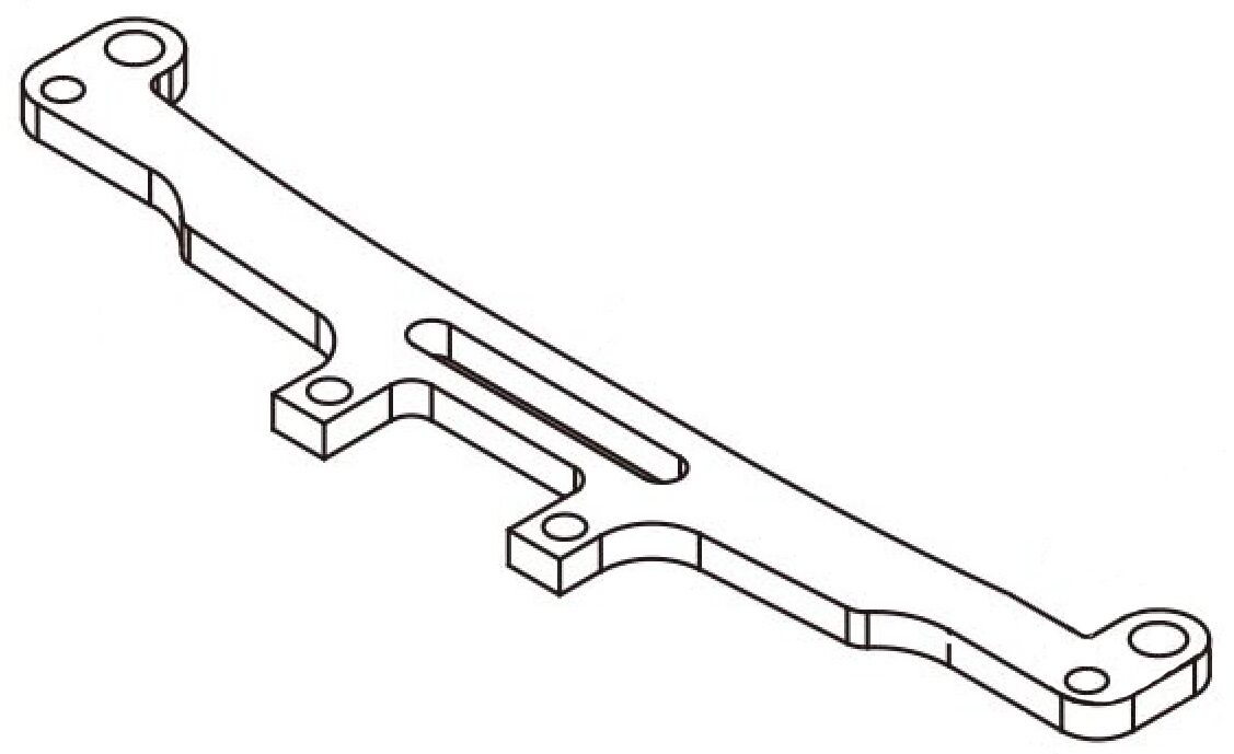 AXON TC10/3 Rear Body Mount Stay (1)
