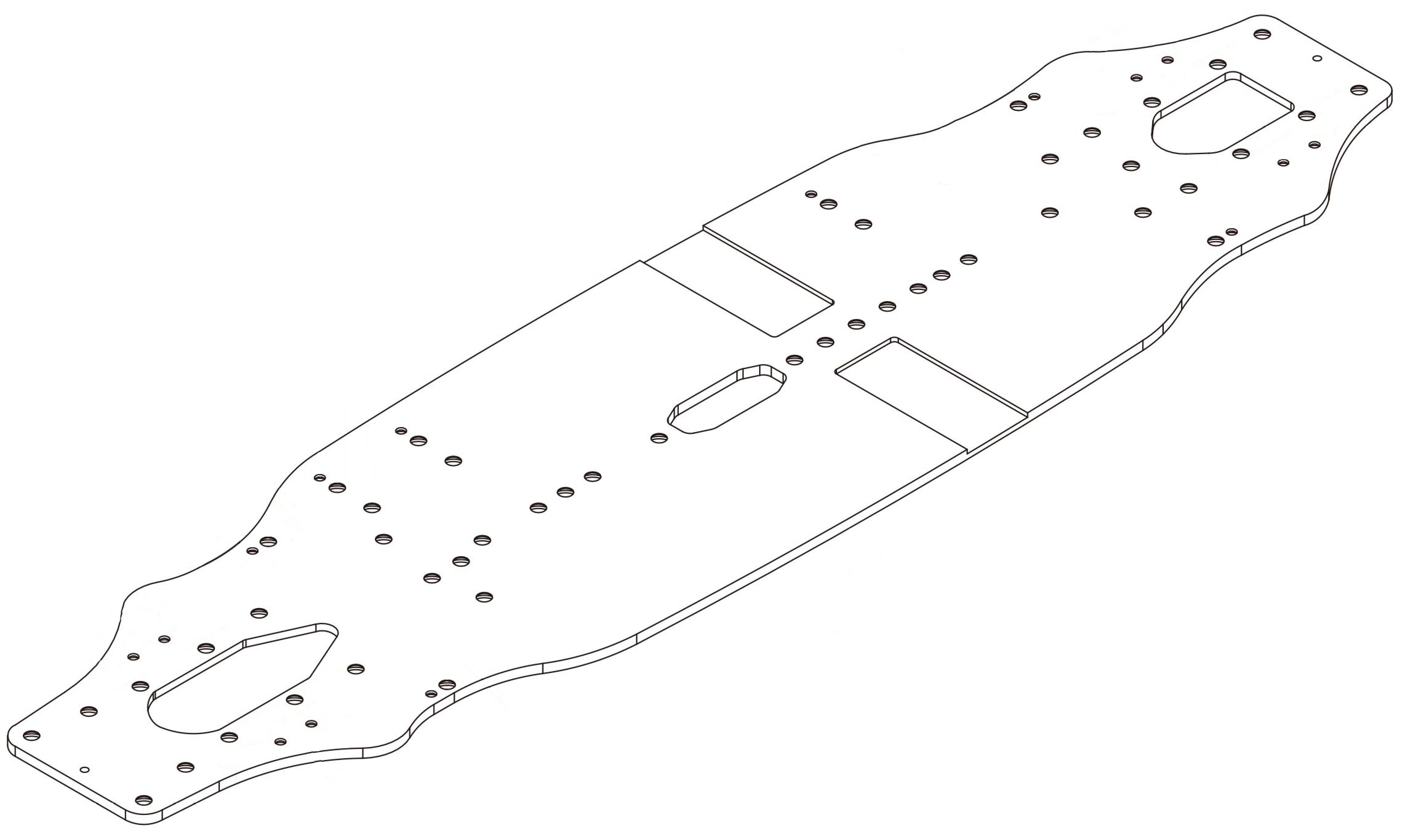AXON TC10/3 Kohlefaser Chassis (1)