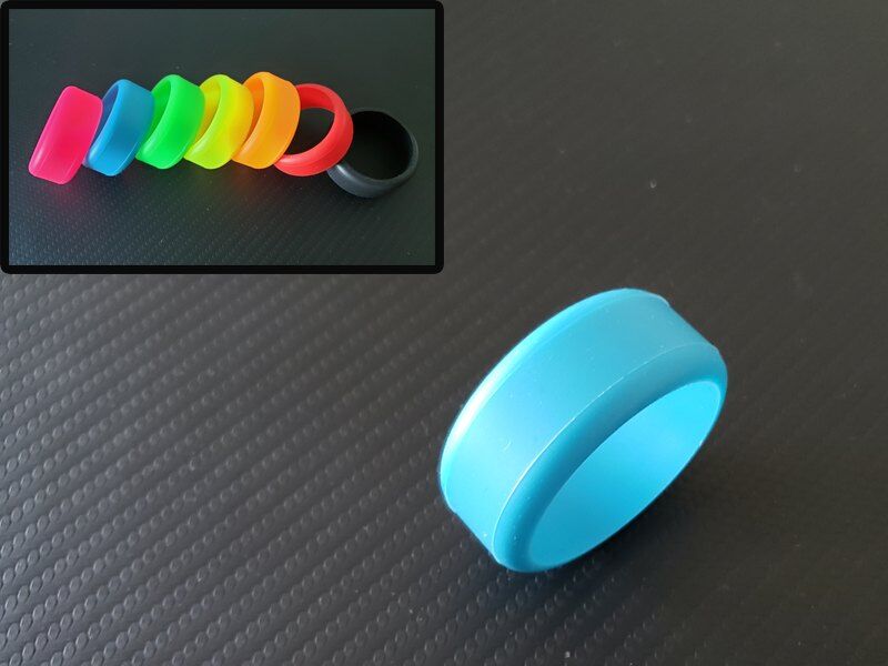 Vigor High Grip Lenkrad Gummi für Sanwa & Futaba - Blau (1)