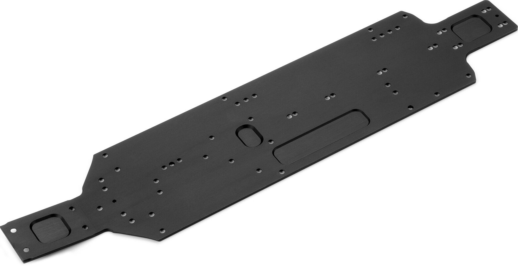 XRAY XB4-2025 Aluminium Chassis 2,0mm für Low Profile Bumper (1)
