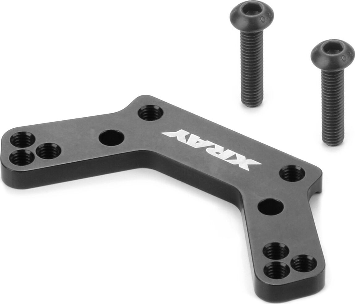 XRAY XB2-2025 Aluminium Rollcenter Halter Hinten für Anti-roll Bar Collar  (1)
