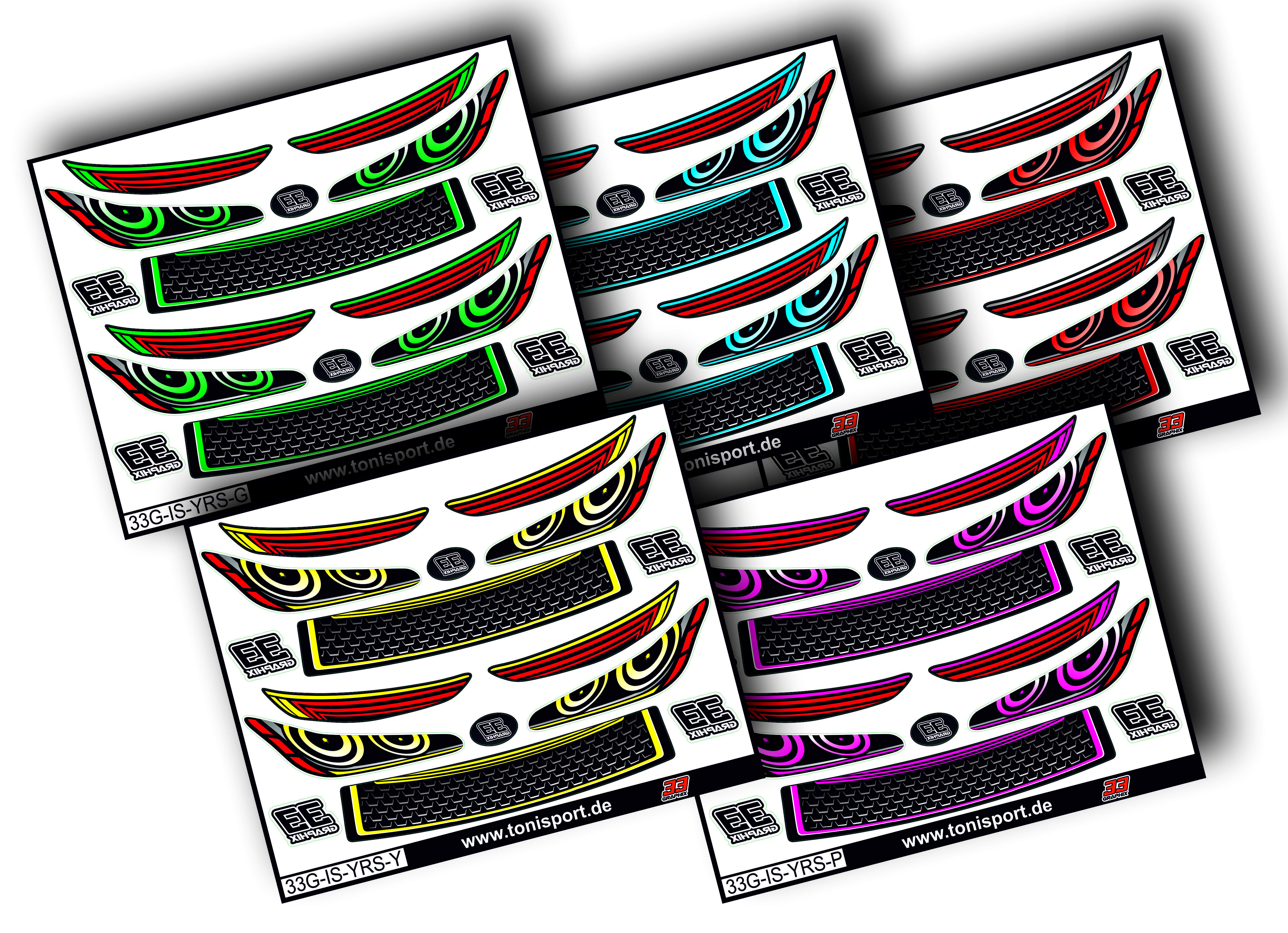 33Graphix Inside Headlight / Grill Sticker BLITZ YRS