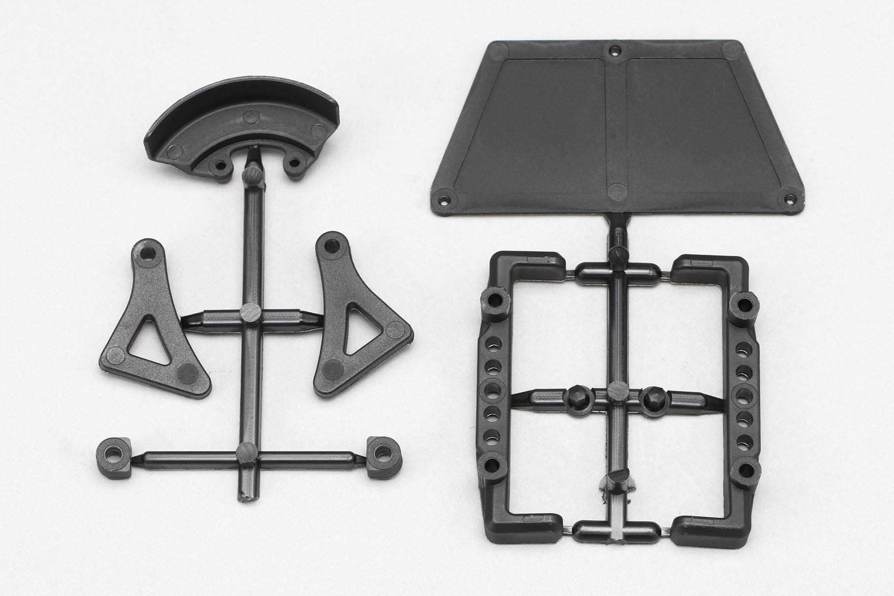 Yokomo YZ2CAL3.1/DTM3.1 Battery Holder/Radio Tray/Spur Gear Cover