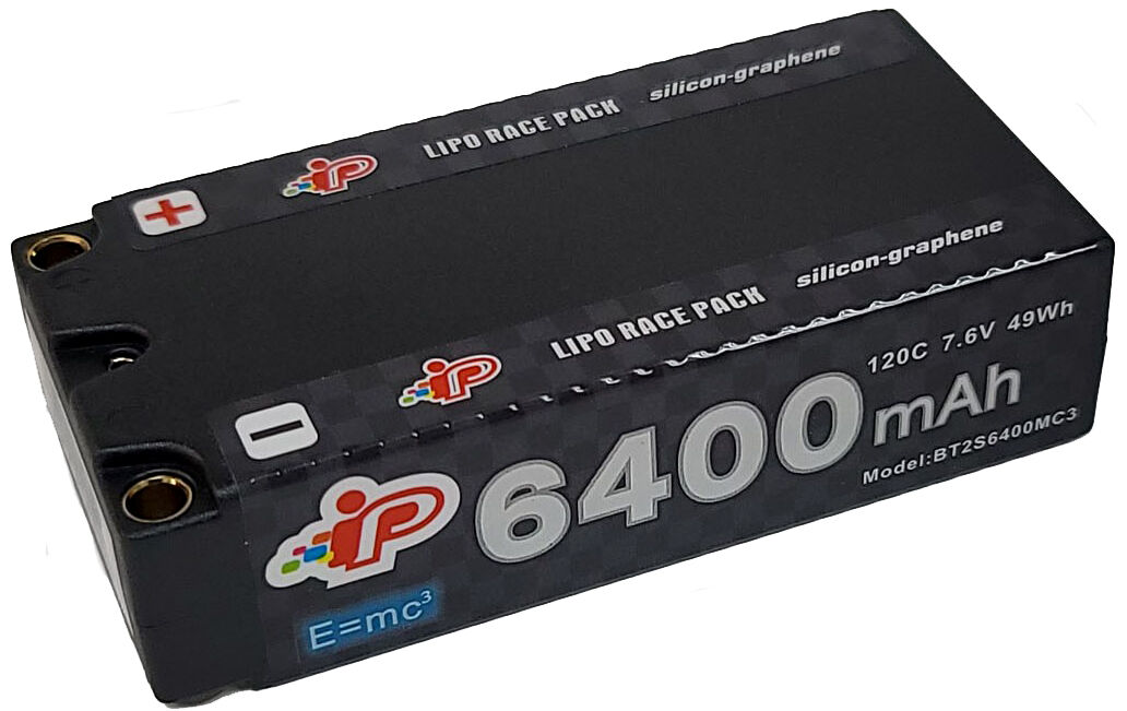 Intellect Graphene 2024 MC3 Long Runtime 6400mAh 7.6V 2S 120C HV LiPo - 5mm - 220g