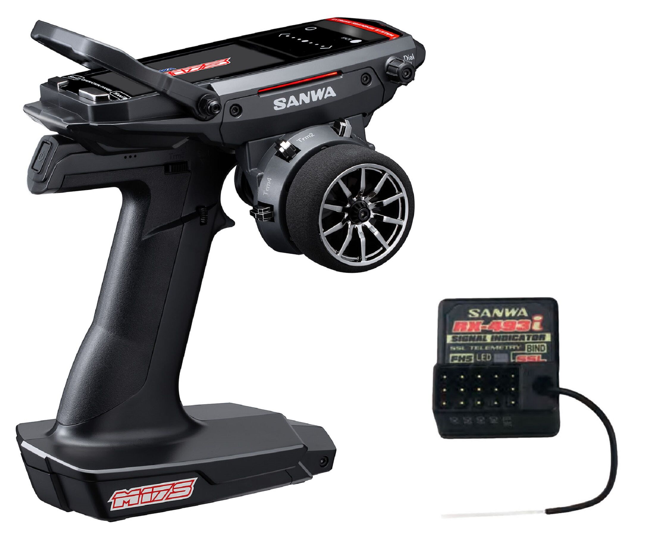 Sanwa M17S Fernsteuerung inkl. RX-493i Empfänger