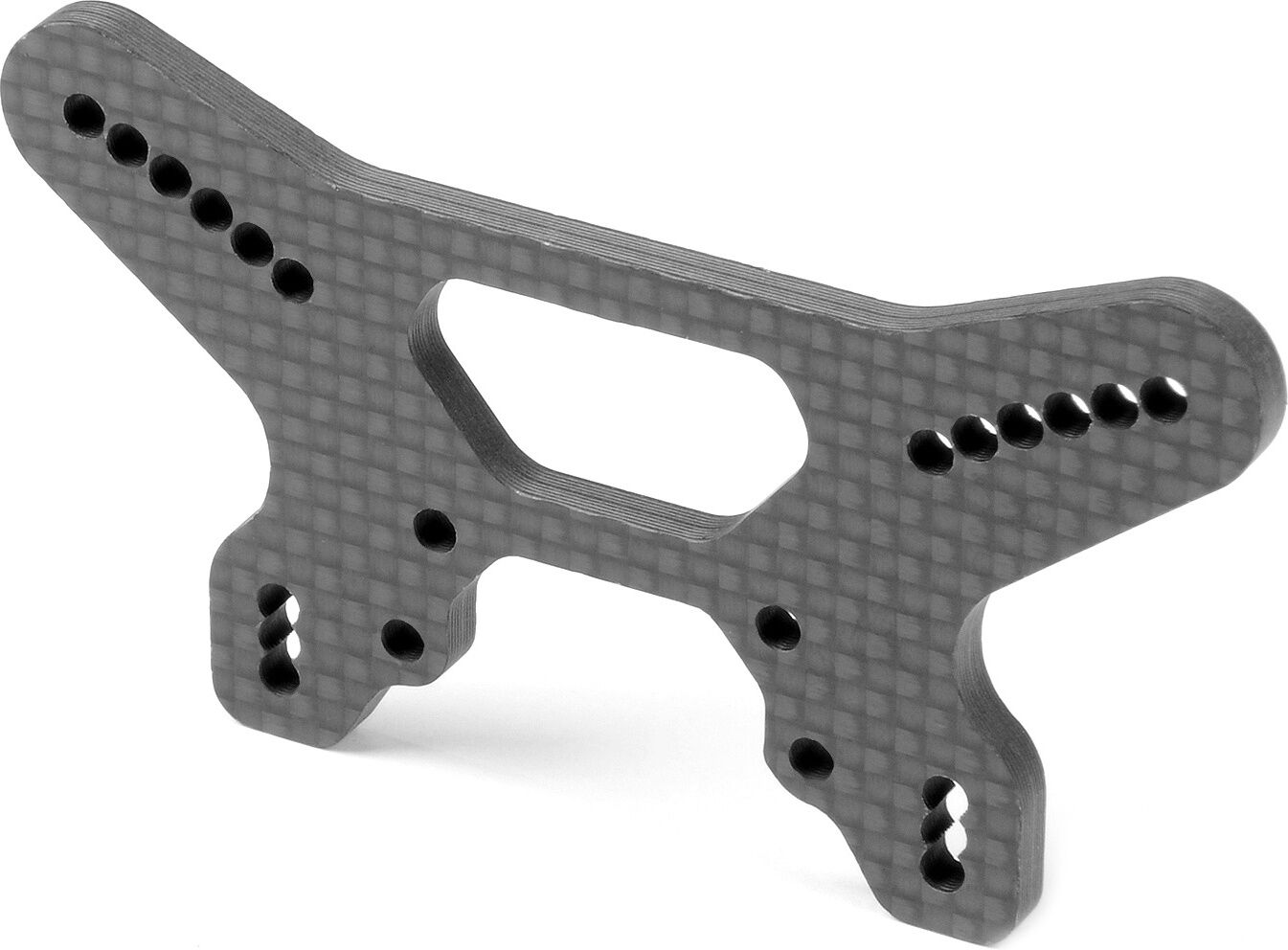 XRAY XB4-2024 Graphite Dämpferbrücke für HS Bulkhead Vorne 3,5mm - Breiter