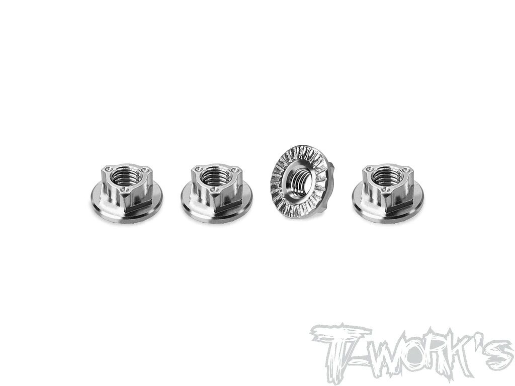 T-Work`S Titan Radmuttern M4 Lightweight, Selbstsichernd (4)