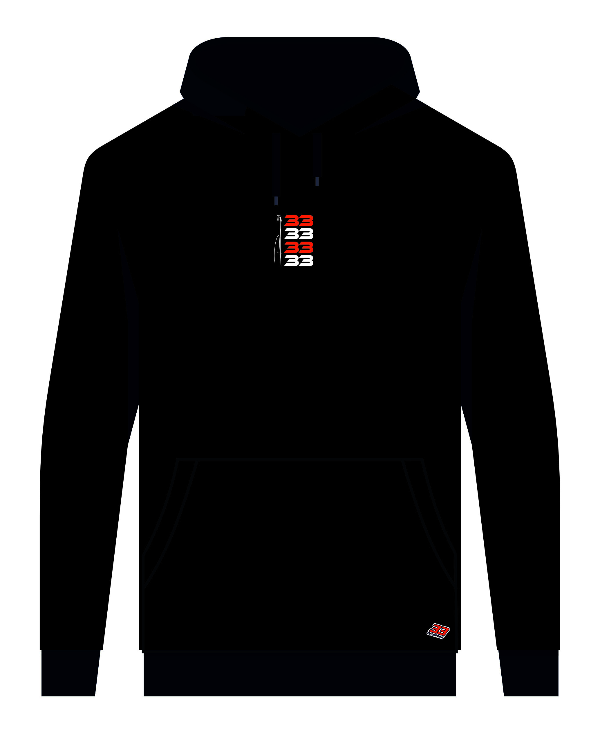 MR33 Special Edition Hoodie by 33Graphix- Schwarz