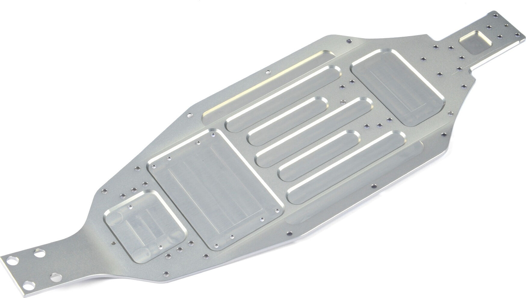 Xray XB2-2024 Aluminium Chassis 2,5mm - Mittlere Länge