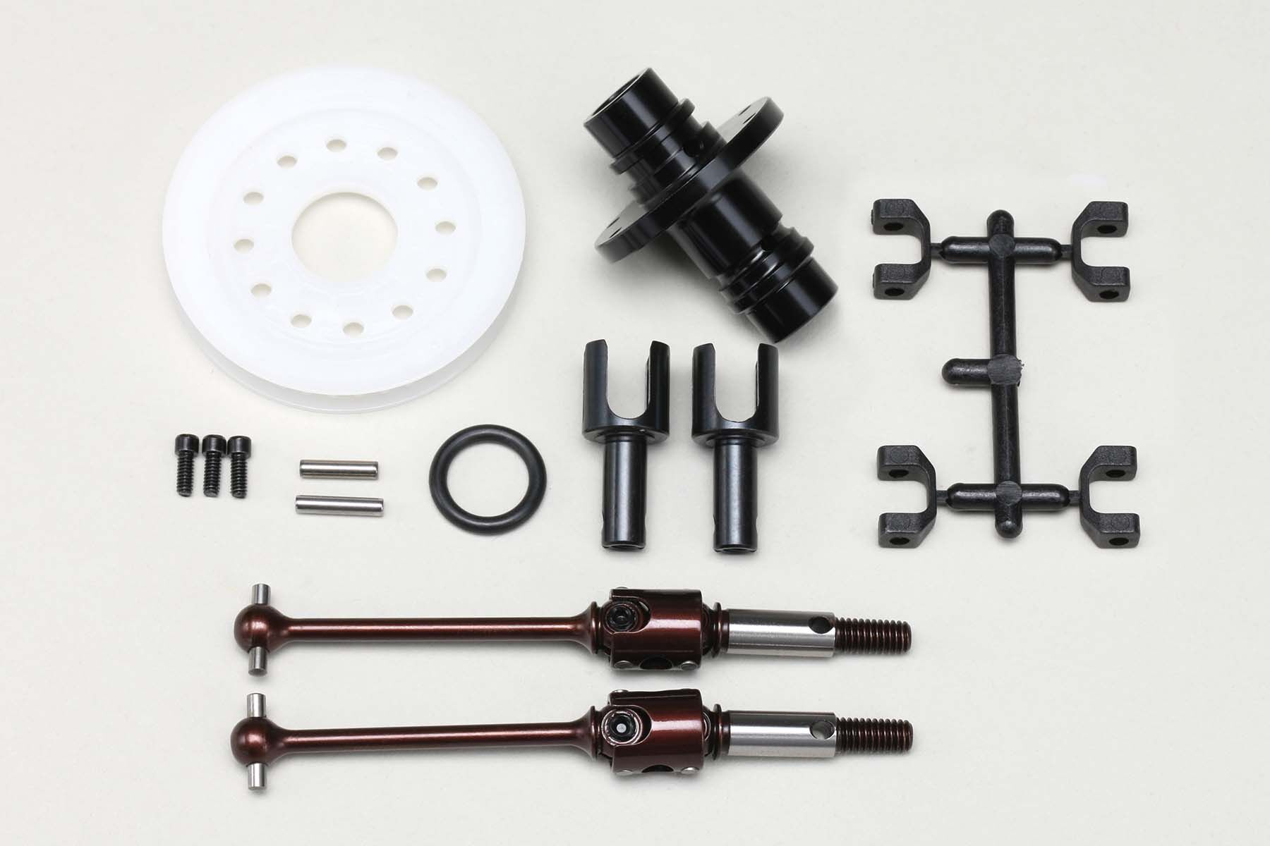 Yokomo RS1.0 / RS2.0 Spool Starrachse inkl. Doppelgelenk Kardans Set