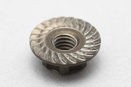 Titanio - Dado flangiato autobloccante (Metal Lock) M8x(1.25mm) Conf da 4 (Corona) | Pro-Bolt Italia